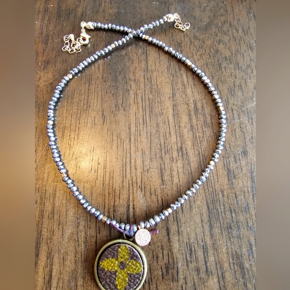 Authentic upcycle choker necklace